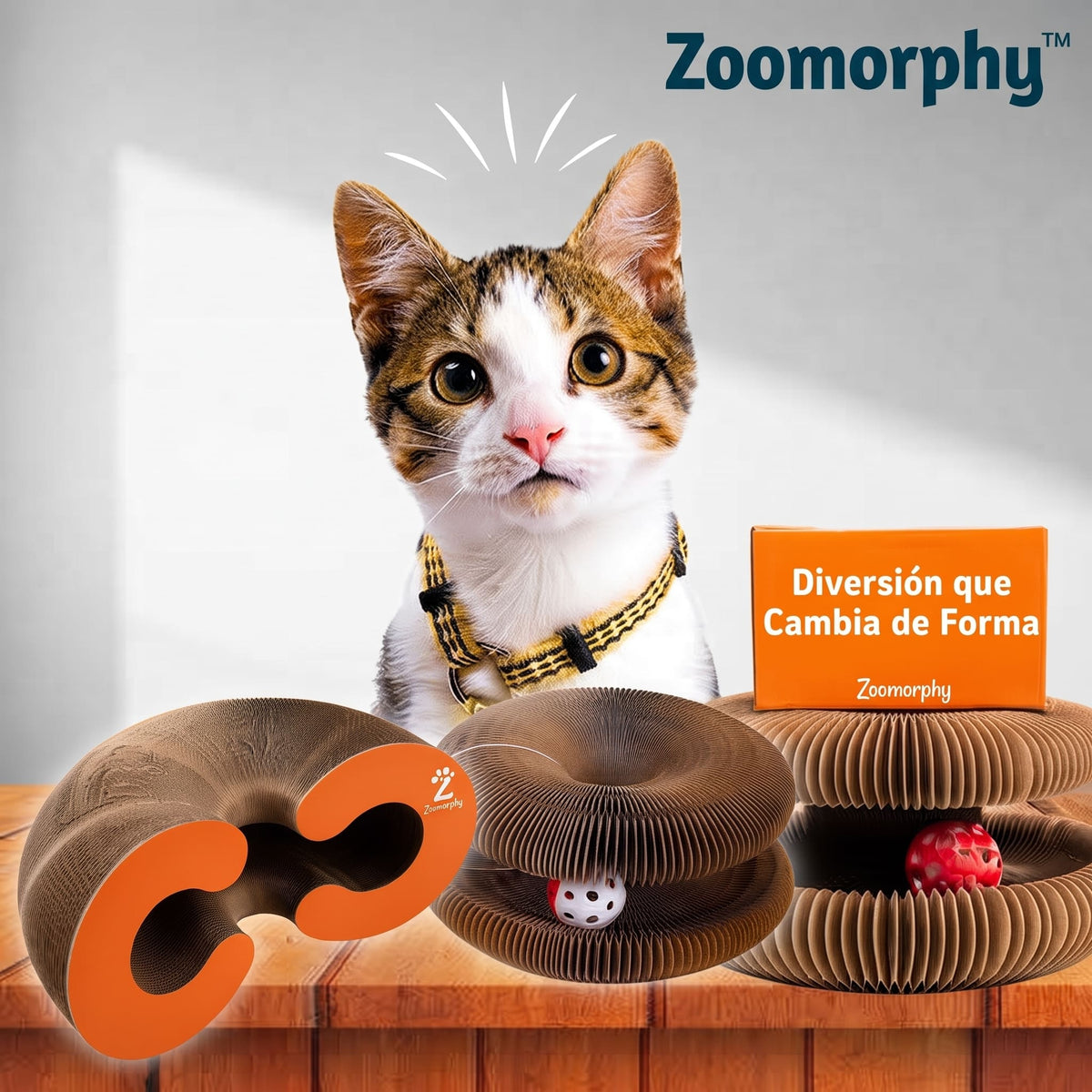Zoomorphy® Rascador Acordeón